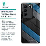 Multicolor Wooden Effect Glass Case for Vivo V27 Pro 5G