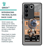 Space Ticket Glass Case for Vivo V27 Pro 5G