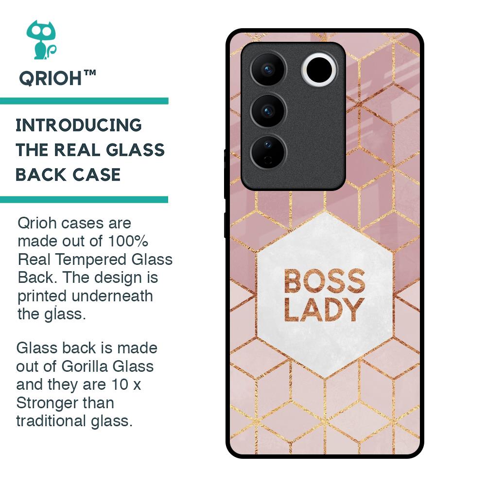 Boss Lady Glass Case for Vivo V27 Pro 5G