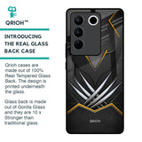 Black Warrior Glass Case for Vivo V27 Pro 5G