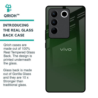 Deep Forest Glass Case for Vivo V27 Pro 5G