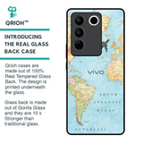 Fly Around The World Glass Case for Vivo V27 Pro 5G