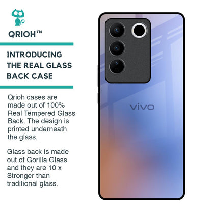 Blue Aura Glass Case for Vivo V27 Pro 5G