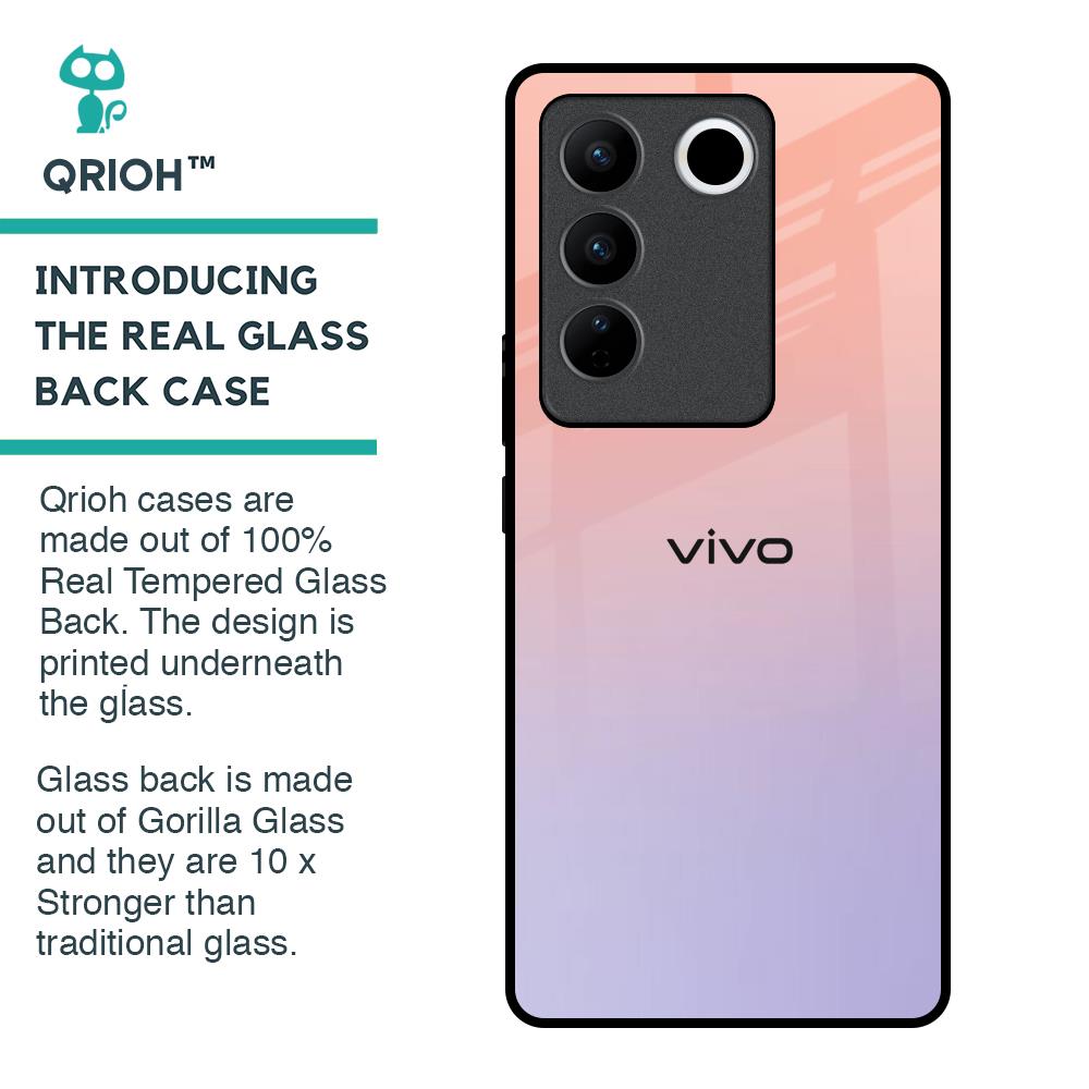 Dawn Gradient Glass Case for Vivo V27 Pro 5G