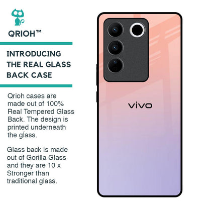 Dawn Gradient Glass Case for Vivo V27 Pro 5G