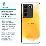 Rustic Orange Glass Case for Vivo V27 Pro 5G
