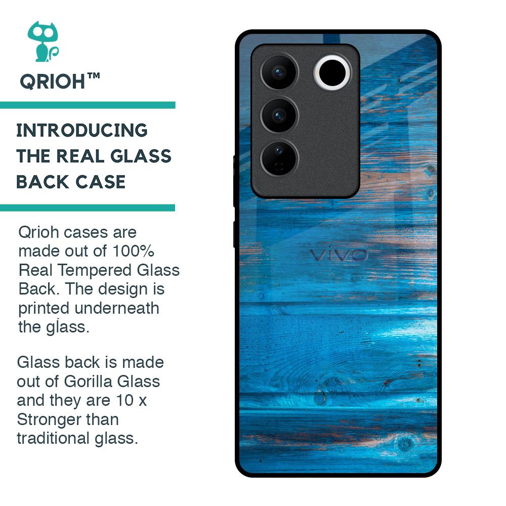 Patina Finish Glass case for Vivo V27 Pro 5G