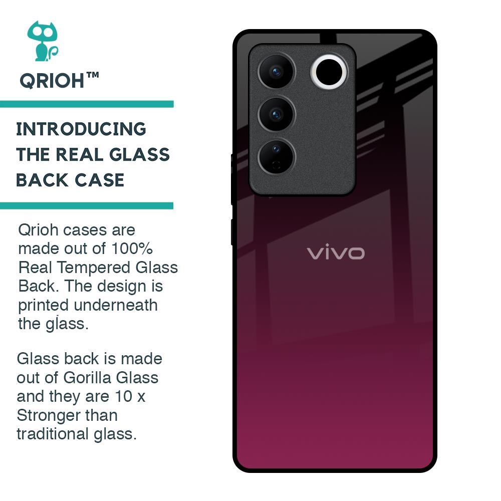 Wisconsin Wine Glass Case For Vivo V27 Pro 5G