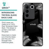 Zealand Fern Design Glass Case For Vivo V27 Pro 5G