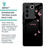 Fly Butterfly Glass Case for Vivo V27 Pro 5G