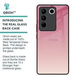 Blooming Pink Glass Case for Vivo V27 Pro 5G