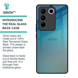 Sea Theme Gradient Glass Case for Vivo V27 Pro 5G