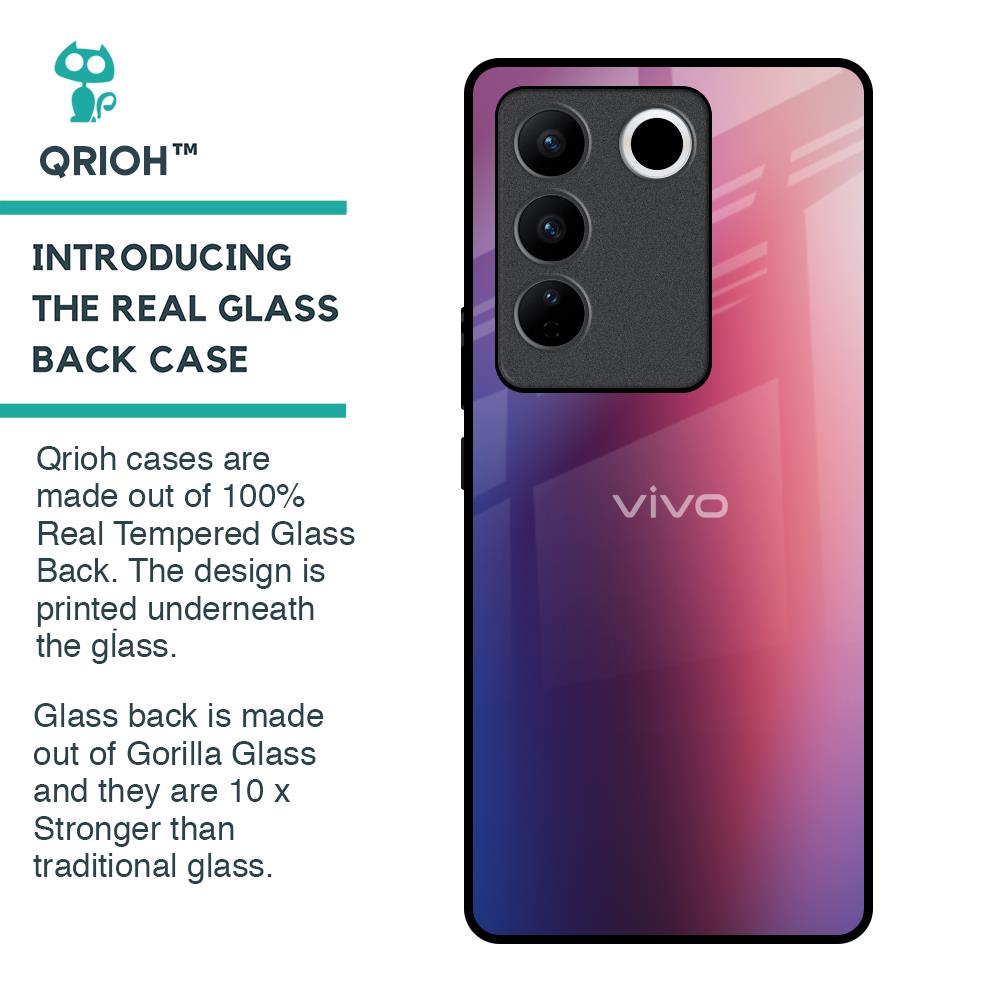 Multi Shaded Gradient Glass Case for Vivo V27 Pro 5G