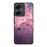 Space Doodles Realme C55 Glass Back Cover Online