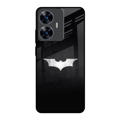 Super Hero Logo Realme C55 Glass Back Cover Online