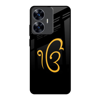 Luxury Fashion Initial Realme C55 Glass Back Cover Online