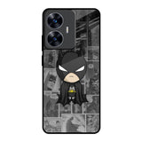 Cartoon Art Realme C55 Glass Back Cover Online