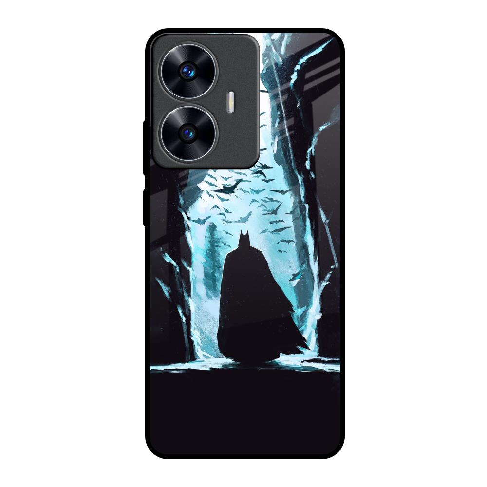 Dark Man In Cave Realme C55 Glass Back Cover Online