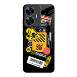 Danger Signs Realme C55 Glass Back Cover Online