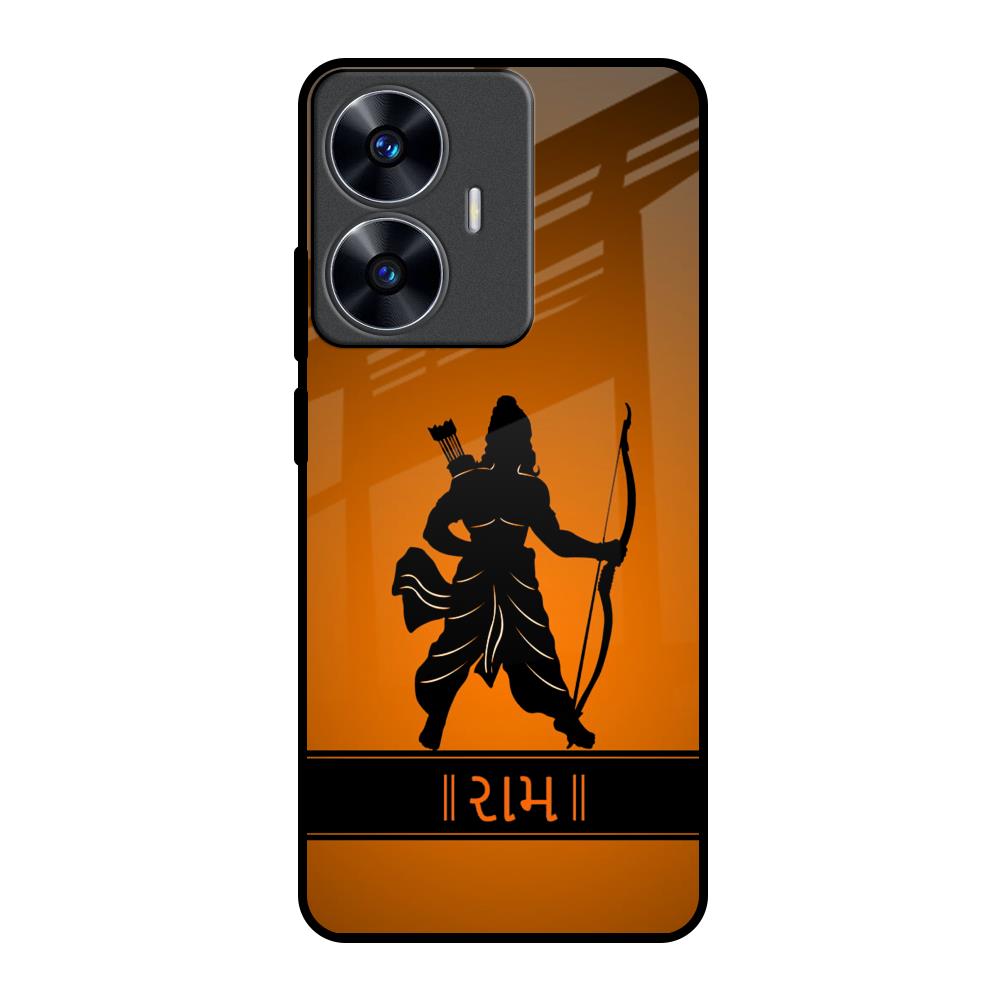Halo Rama Realme C55 Glass Back Cover Online