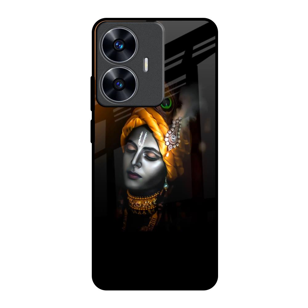 Ombre Krishna Realme C55 Glass Back Cover Online