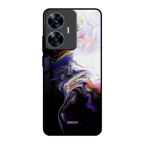 Enigma Smoke Realme C55 Glass Back Cover Online