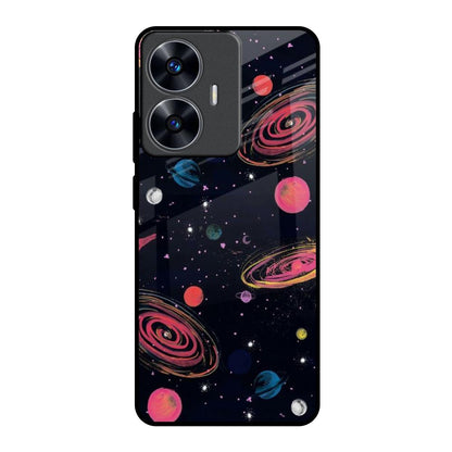 Galaxy In Dream Realme C55 Glass Back Cover Online