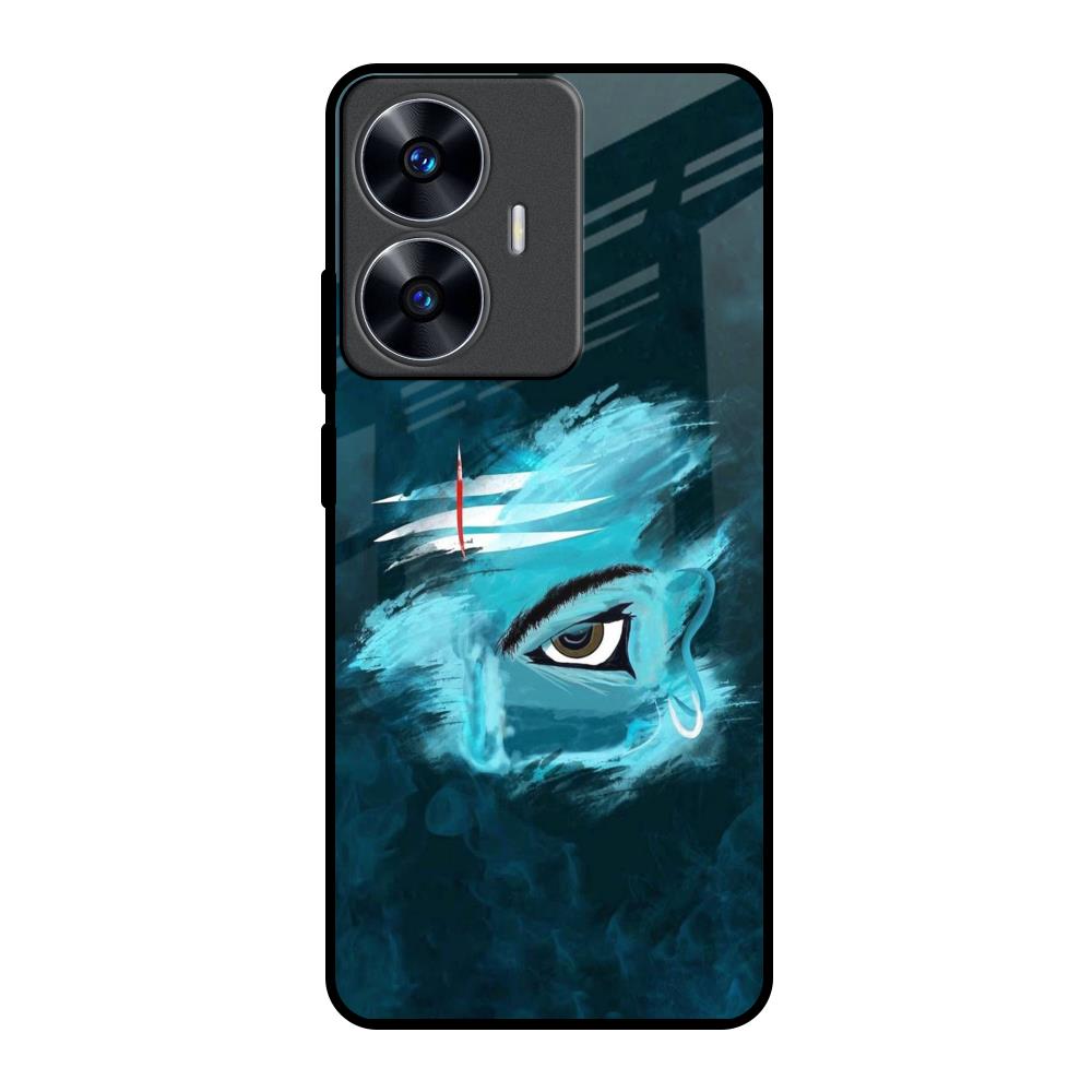Power Of Trinetra Realme C55 Glass Back Cover Online