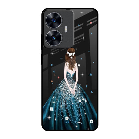 Queen Of Fashion Realme C55 Glass Back Cover Online