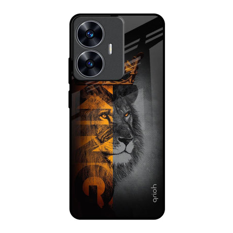 King Of Forest Realme C55 Glass Back Cover Online