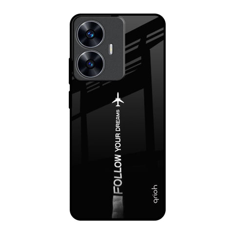 Follow Your Dreams Realme C55 Glass Back Cover Online