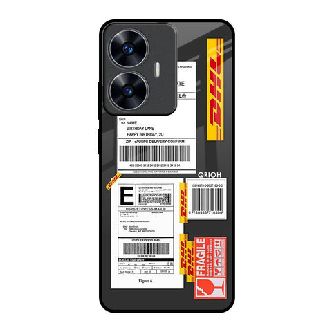 Cool Barcode Label Realme C55 Glass Back Cover Online