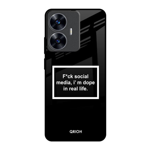 Dope In Life Realme C55 Glass Back Cover Online