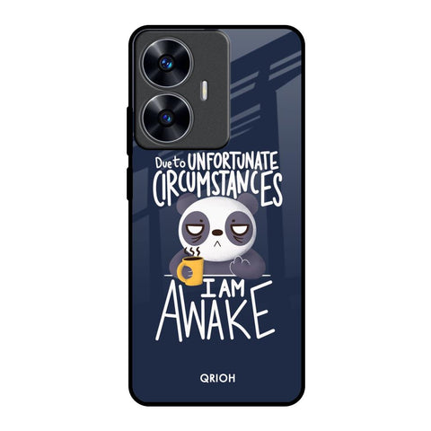 Struggling Panda Realme C55 Glass Back Cover Online