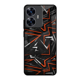 Vector Art Realme C55 Glass Back Cover Online