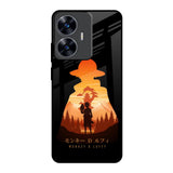 Luffy One Piece Realme C55 Glass Back Cover Online