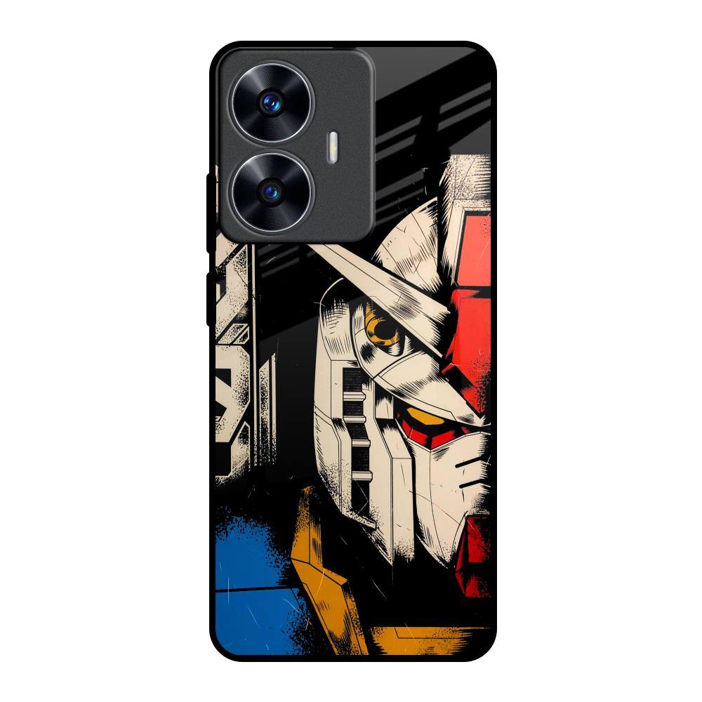 Transformer Art Realme C55 Glass Back Cover Online