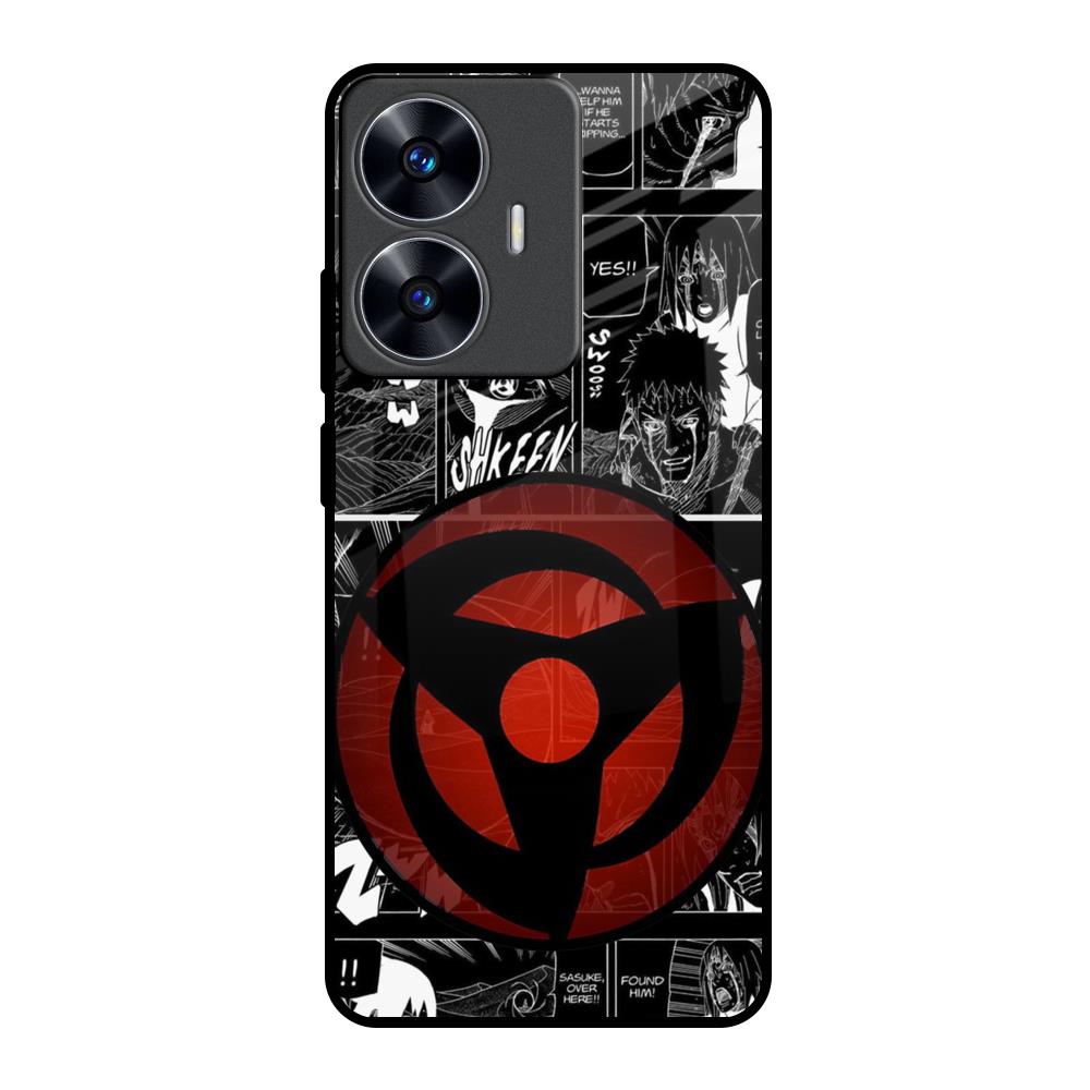 Sharingan Realme C55 Glass Back Cover Online