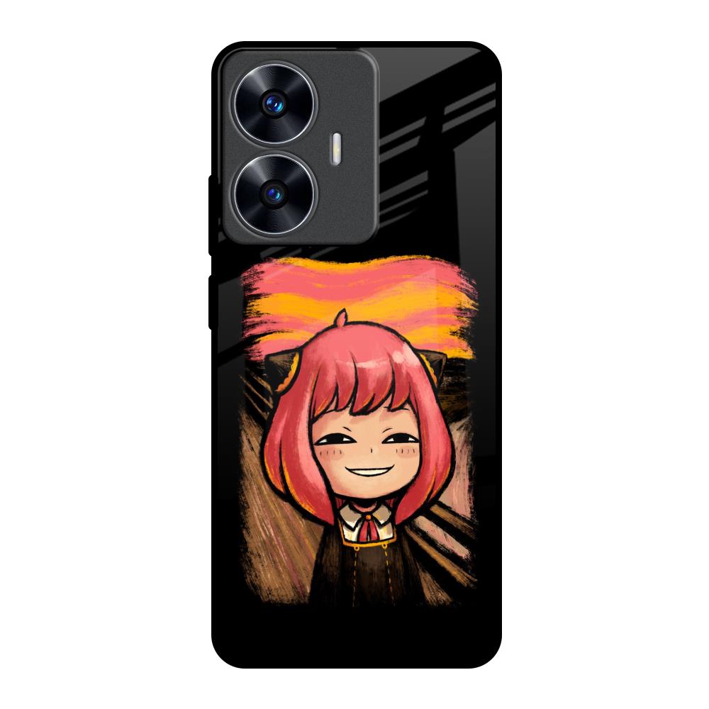 Spy X Family Realme C55 Glass Back Cover Online