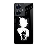 Monochrome Goku Realme C55 Glass Back Cover Online