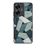 Abstact Tiles Realme C55 Glass Back Cover Online