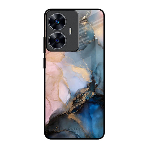 Marble Ink Abstract Realme C55 Glass Back Cover Online