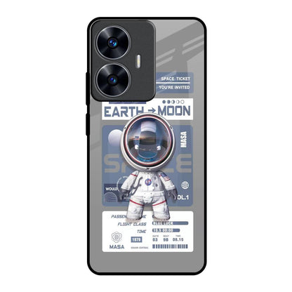 Space Flight Pass Realme C55 Glass Back Cover Online