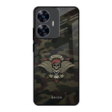 Army Warrior Realme C55 Glass Back Cover Online