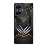 Black Warrior Realme C55 Glass Back Cover Online