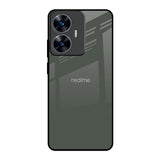 Charcoal Realme C55 Glass Back Cover Online