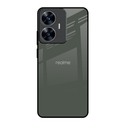 Charcoal Realme C55 Glass Back Cover Online
