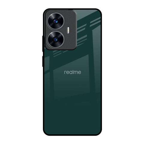 Olive Realme C55 Glass Back Cover Online