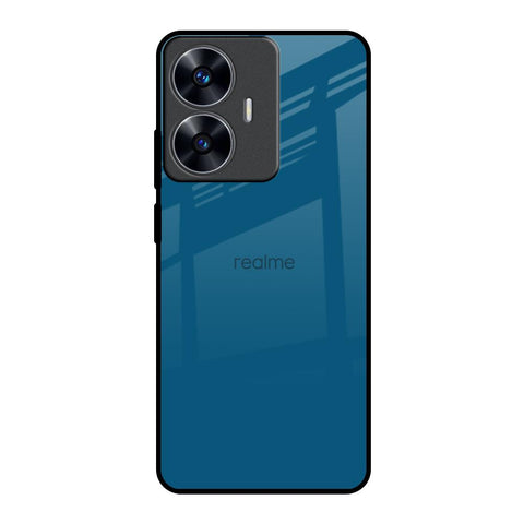 Cobalt Blue Realme C55 Glass Back Cover Online