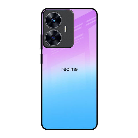 Unicorn Pattern Realme C55 Glass Back Cover Online